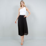 Betty High Waist Pleat Skirt Black