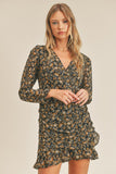 Indigo Floral Dress