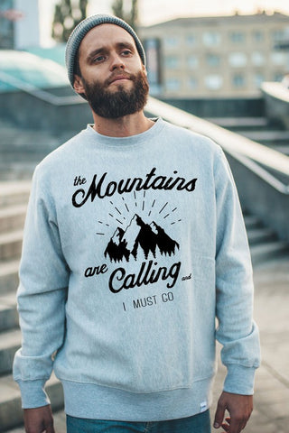 Mountain Calling Grey Sweatshirt