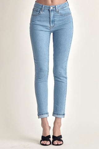 High Rise Classic Skinny Light Jeans