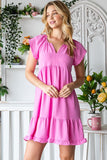 Georgie Bubble Pink Dress