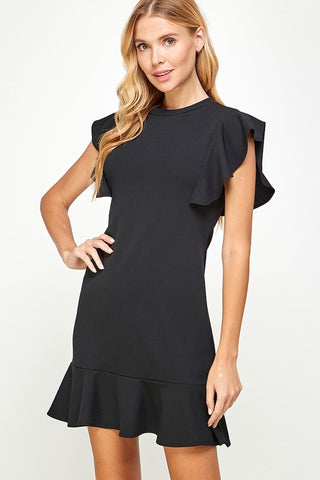 Grange Black Dress