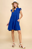 Taylor Dress Brilliant Blue