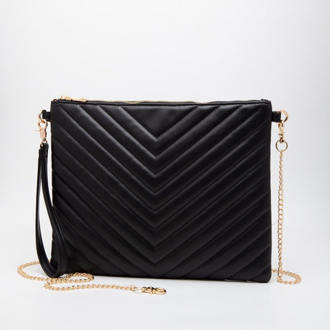 Quilted Envelope Cross Body Bag