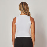 White Seamless Tank