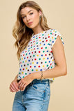 Samantha Polka Dot Top