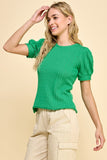 Amy Green Knit Top