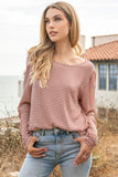 Heidi Check Top Rust