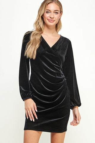 Velvet Dress Black