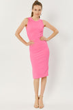 Ribbed Knit Dress Pink