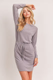 French Terry Dress Grey