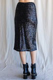 Sequin Skirt Black
