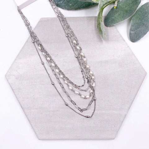 Meredith Necklace Silver