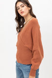 Dolman Sleeve Sweater Terra Cotta