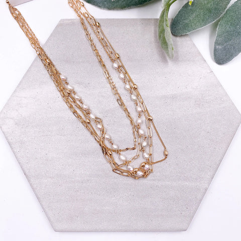 Meredith Necklace Gold