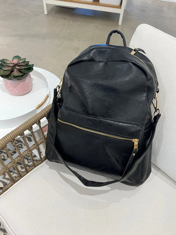 Convertible Backpack Black